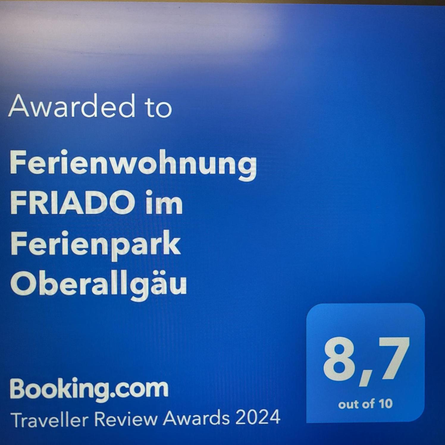 Fewo Friado Im Ferienpark Oa - Ohne Zusatzkosten Nach Anreise - Mit Hallenbad, W-Lan, Pkw-Garage, Kurtaxe Mit Allgaeu-Walser-Pass, Bett- Und Handtuch-Waesche Sowie End-Reinigung Missen-Wilhams Eksteriør bilde